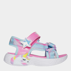Акція на Дитячі спортивні сандалії для дівчинки Skechers Unicorn Dreams Sandal 303107N PKMT 25 Рожеві від Rozetka