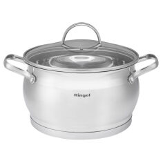 Акція на Кастрюля с крышкой 5.2 л 22 см Salsa Ringel RG-2034-22 від Podushka