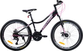 Акція на Велосипед Crossride MТВ ST "Molly Lady" 24"  13" Чорний (0225-130-1) від Rozetka