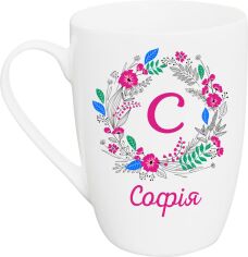 Акція на Фарфорова чашка Kvarta Софія 360 мл в подарунковій коробці (2430) від Rozetka
