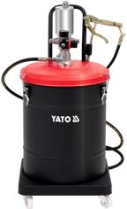 Акція на Мастильний апарат пневматичний YATO бак- 45 л, тиск- 0.8 MPa, вихід. тиск- 300-400 Bar, шланг- 4 м (YT-07069) від Rozetka