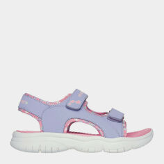 Акція на Дитячі спортивні сандалії для дівчинки Skechers 303049L LVLP 27.5 Бузкові від Rozetka