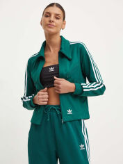 Акція на Толстовка на блискавці жіноча Adidas Originals ip0630 S Зелена від Rozetka
