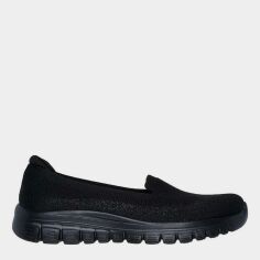 Акція на Жіночі сліпони Skechers 100697 BBK 39 (9US) 26 см Чорні від Rozetka