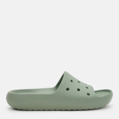 Акція на Чоловічі шльопанці для пляжу Crocs Classic Slide v2 Moss 209401-308 42-43 (M9/W11) 27 см Moss від Rozetka