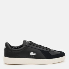 Акція на Чоловічі кеди низькі Lacoste Baseshot 749SMA0063-454 43 (T9) 27.1 см Blk/Off Wht від Rozetka