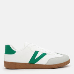 Акція на Чоловічі кеди Beppi 2212836 41 26.4 см White/Green від Rozetka
