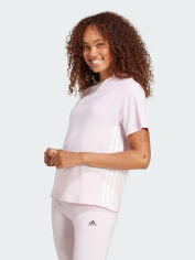 Акція на Футболка бавовняна жіноча Adidas W 3S Sj T JE1226 XS Clpink/White від Rozetka