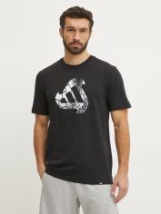 Акція на Футболка бавовняна довга чоловіча Adidas House of Tiro JI6787 S Black від Rozetka