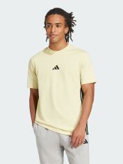 Акція на Футболка бавовняна довга чоловіча Adidas M 3S Sj T JE6387 XL Powyel/Black від Rozetka