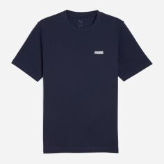 Акція на Футболка бавовняна довга чоловіча Puma Essentials Foundation 68676006 M Navy від Rozetka