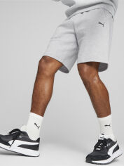 Акція на Шорти бавовняні короткі чоловічі Puma Rad/cal 67331904 M Light Gray Heather від Rozetka
