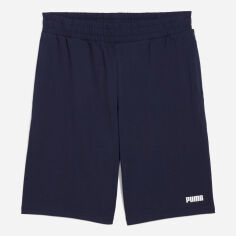 Акція на Шорти бавовняні короткі чоловічі Puma Essentials Foundation 68678106 2XL Navy від Rozetka