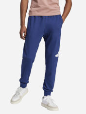 Акція на Спортивні штани утеплені чоловічі Adidas M Bl Ft Pt JE8967 L Dkblue/White від Rozetka