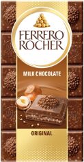 Акція на Молочний шоколад Ferrero Rocher з лісовими горіхами 90 г від Rozetka