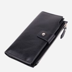 Акція на Гаманець шкіряний для карток Vintage leather-22885 Чорний від Rozetka