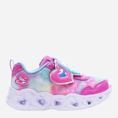 Акція на Дитячі з підсвіткою кросівки для дівчинки Skechers 302693N-PKTQ 21 Рожеві від Rozetka