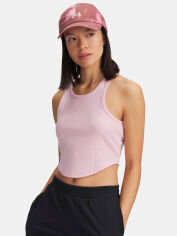 Акція на Топ жіночий Under Armour Ua Rival Rib Tank 1389798-647 L Рожевий від Rozetka