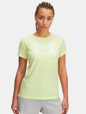 Акція на Футболка жіноча Under Armour Ua Rival Logo Ss 1356305-727 XL Жовта від Rozetka