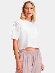 Акція на Футболка коротка жіноча Under Armour Ua Rival Ss 1389721-100 XS Біла від Rozetka