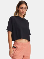 Акція на Футболка коротка жіноча Under Armour Ua Rival Ss 1389721-001 S Чорна від Rozetka
