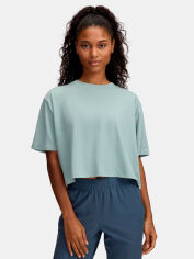 Акція на Футболка коротка жіноча Under Armour Ua Rival Ss 1389721-348 XS Зелена від Rozetka