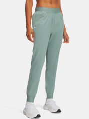 Акція на Спортивні штани жіночі Under Armour Ua Rival Hi Rise Woven Pant 1382727-348 XS Зелені від Rozetka