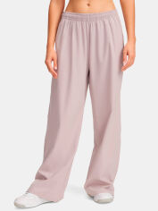 Акція на Спортивні штани жіночі Under Armour Ua Rival Wide Leg Pant 1386453-009 S Сірі від Rozetka