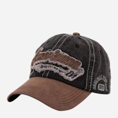 Акція на Кепка SumWin Americana комбі козирок-шкіра Liss-55-01 57-58 Чорна від Rozetka