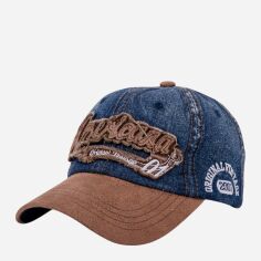 Акція на Кепка SumWin Americana комбі козирок-шкіра Liss-55-02 57-58 Темно-синя від Rozetka