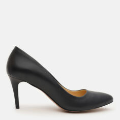 Акція на Жіночі човники зі шкіри Ashoes 10507012 37 24 см Чорні від Rozetka