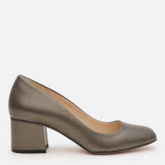 Акція на Жіночі човники зі шкіри Ashoes 500611 38 24.5 см Бронза від Rozetka
