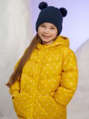 Акція на Дитяча зимова куртка для дівчинки Sinsay 8378N-11X 128 см Жовта від Rozetka