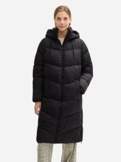 Акція на Куртка зимова довга жіноча Tom Tailor 1042891 XL Чорна від Rozetka