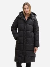 Акція на Куртка зимова довга жіноча Tom Tailor 1042917 2XL Чорна від Rozetka
