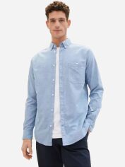 Акція на Сорочка чоловіча Tom Tailor L1040117015 2XL Блакитна від Rozetka