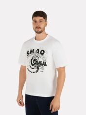 Акція на Футболка бавовняна довга чоловіча Reebok Gs Hs Shaq Spiral Tee 100218841 2XL Біла від Rozetka