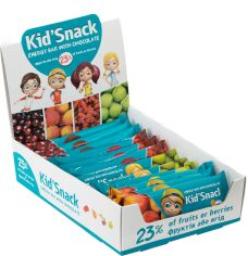 Акція на Упаковка енергетичних батончиків SHOUD'E Kid'Snack Асорті 360 г від Rozetka
