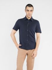 Акція на Сорочка бавовняна літня чоловіча Arber Ralph Jersey Ss M14.20.09.521 L Синя від Rozetka