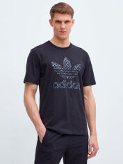 Акція на Футболка бавовняна довга чоловіча Adidas Originals is0176 M Чорна від Rozetka