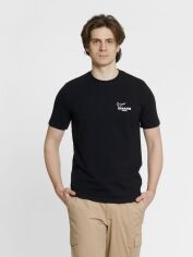Акція на Футболка бавовняна довга чоловіча Arber T-Shirt Ff19 F13.10.02.411 3XL Чорна від Rozetka