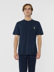 Акція на Футболка бавовняна довга чоловіча Arber T-Shirt Ff19 F13.13.09.332 2XL Синя від Rozetka