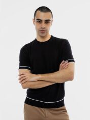 Акція на Футболка бавовняна довга чоловіча Arber Crew-Neck Ss N-Avt-120 M09.60.02.521 L Чорна від Rozetka