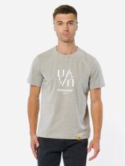 Акція на Футболка бавовняна довга чоловіча Arber T-Shirt Ff19 F13.07.13.331 L Сіра від Rozetka