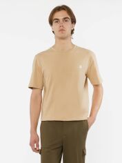 Акція на Футболка бавовняна довга чоловіча Arber T-Shirt Ff19 F13.03.16.331 XL Бежева від Rozetka