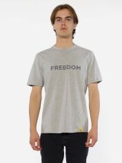 Акція на Футболка бавовняна довга чоловіча Arber T-Shirt Ff19 F13.06.13.331 XL Сіра від Rozetka