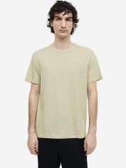Акція на Футболка чоловіча H&M 1043199008c20 L Оливкова від Rozetka
