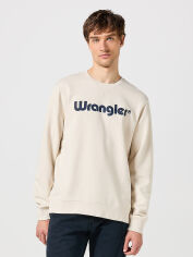 Акція на Світшот чоловічий Wrangler 112350538 M Білий від Rozetka