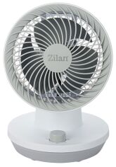 Акція на Вентилятор настільний Zilan ZLN1009 45W Grey від Rozetka