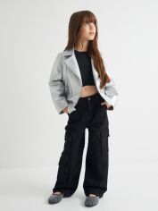 Акція на Дитяча демісезонна куртка-косуха для дівчинки Koton 4SKG20016AW031 122-128 см Сіра від Rozetka
